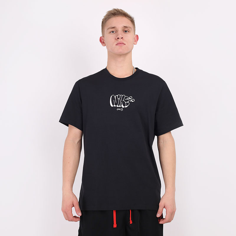 мужская черная футболка Nike Exploration Series CV2039-010 - цена, описание, фото 2